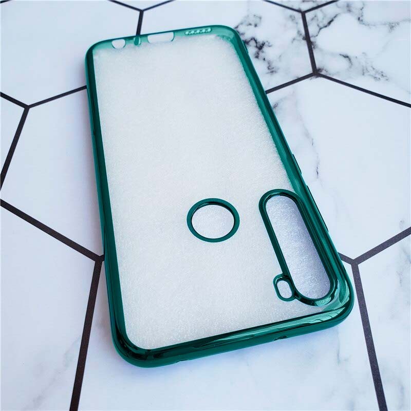 Comprar Funda De Silicona Xiaomi Redmi Note T Borde Metalizado Powerplanetonline