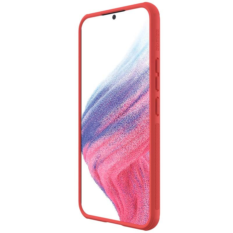 Funda de goma Frosted Pro roja de Nillkin para Samsung Galaxy A54 5G - Ítem4