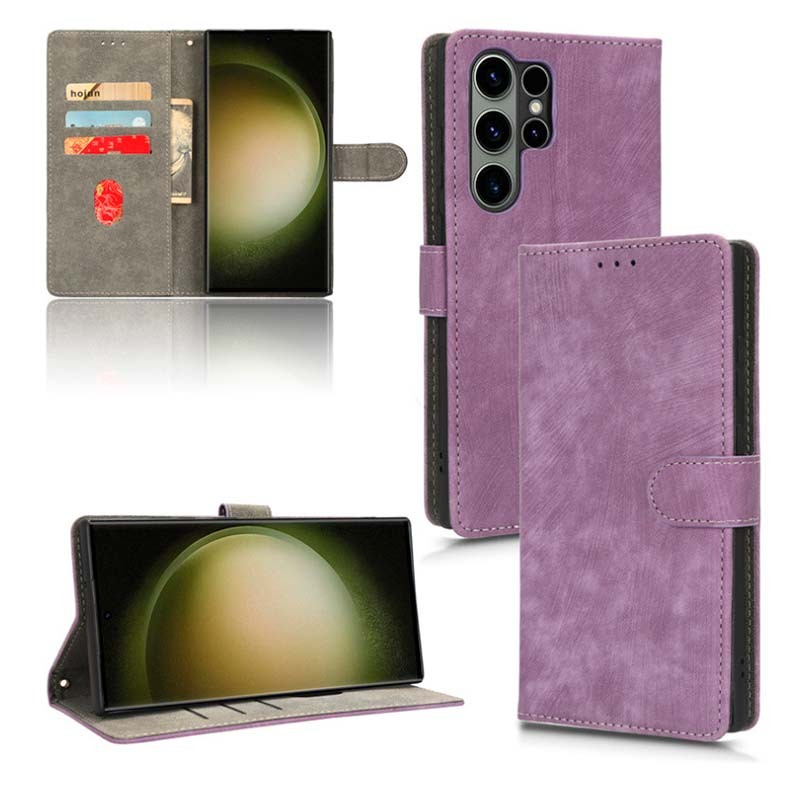 Étui violet de type livre 360º Protection pour Samsung Galaxy S24 Ultra 5G - Ítem1