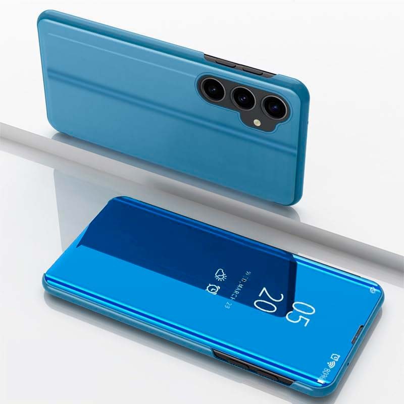 Coque à rabat Smart Mirror pour Samsung Galaxy S23 FE Bleu - Ítem1