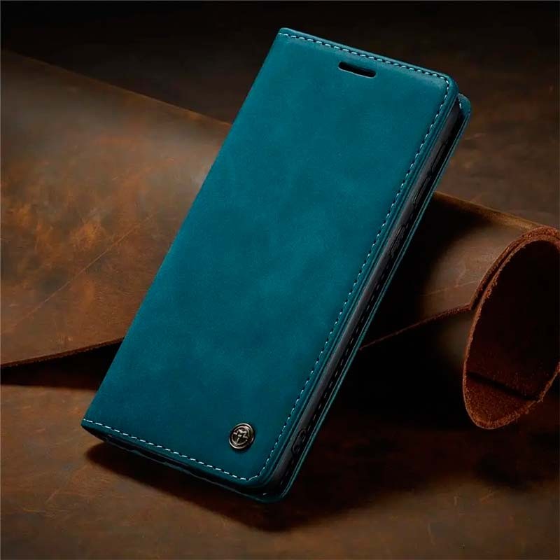 Funda azul Magnetic Wallet tipo libro para Xiaomi 13T - Ítem4