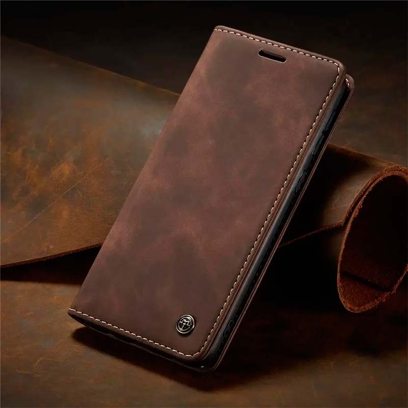 Étui marron foncé de type livre Magnetic Wallet pour Xiaomi Redmi 13C - Ítem4