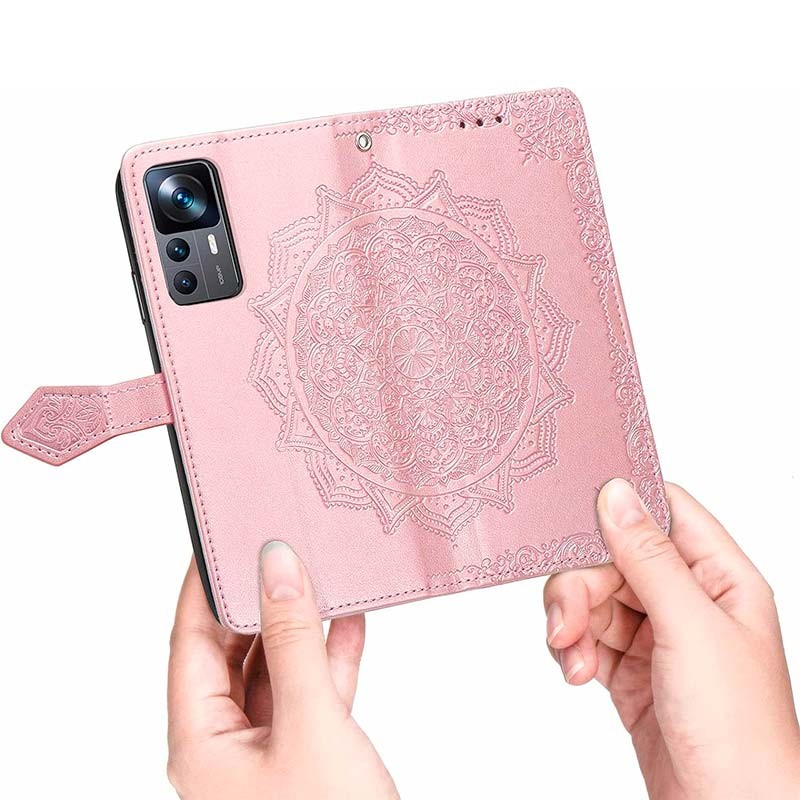 Étui rose de type livre Mandala pour Xiaomi 12T - Ítem3