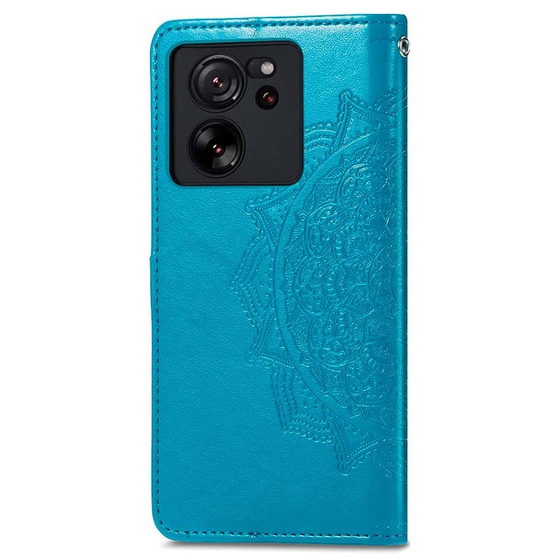 Funda azul Mandala tipo libro para Xiaomi 13T - Ítem1