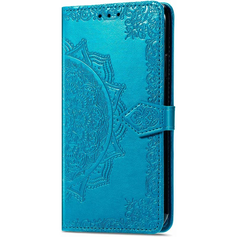 Étui bleu de type livre Mandala pour Xiaomi Redmi 13C - Ítem