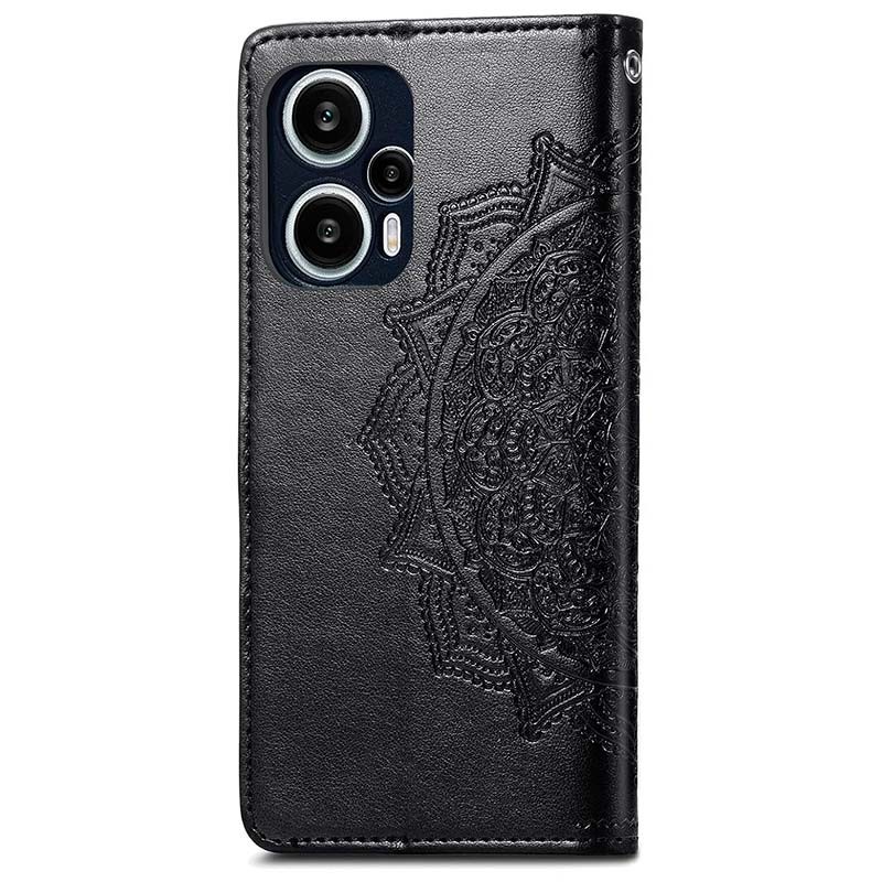 Étui noir de type livre Mandala pour Xiaomi Poco F5 - Ítem1