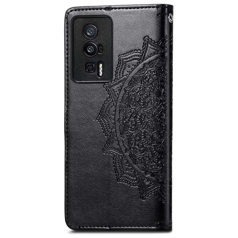 Étui noir de type livre Mandala pour Xiaomi Poco F5 Pro - Ítem1