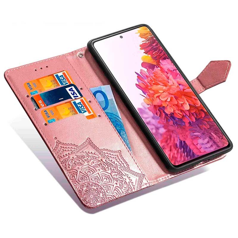 Funda rosa Mandala tipo libro para Xiaomi 13T - Ítem2