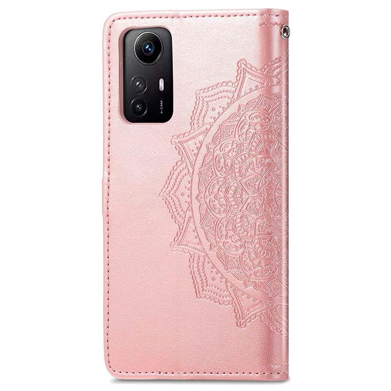 Étui rose de type livre Mandala pour Xiaomi Redmi Note 12S - Ítem1