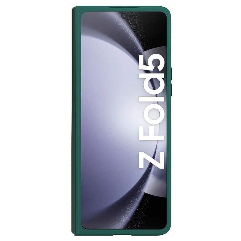 Capa de silicone CamShield Silky verde de Nillkin pour Samsung Galaxy Z Fold5 - Item3