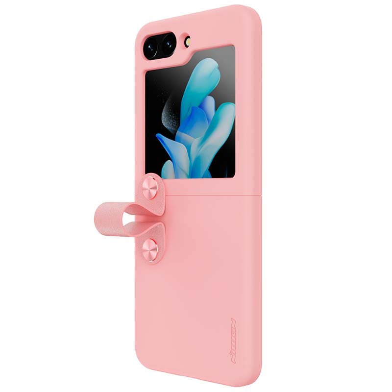 Coque en silicone Flex Flip rose de Nillkin pour Samsung Galaxy Z Flip5 - Ítem1