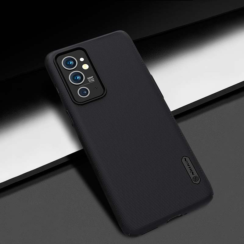 Capa de borracha Frosted de Nillkin para Oneplus 9RT Preto - Item5