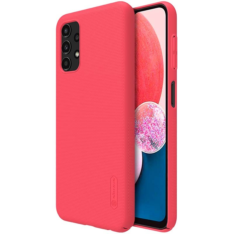 Coque en caoutchouc Frosted Nillkin pour Samsung Galaxy A13 Rouge - Ítem4