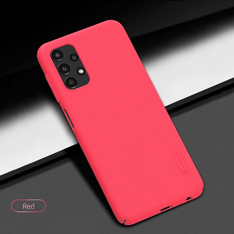 Coque en caoutchouc Frosted Nillkin pour Samsung Galaxy A13 Rouge - Ítem5