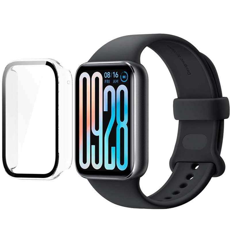 Capa PC + Vidro Temperado Xiaomi Smart Band 9 Pro Transparente - Item