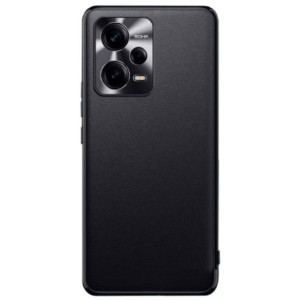 Coque en similicuir + TPU Xiaomi Redmi Note 12 Pro+ Noir