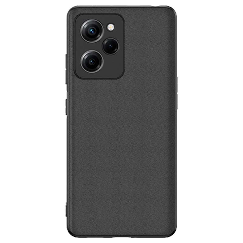 Coque en simili cuir Xiaomi Poco X5 Pro / Redmi Note 12 Pro 5G Noir - Ítem