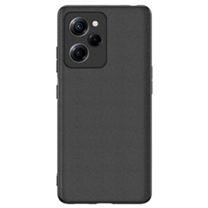 Coque en simili cuir Xiaomi Poco X5 Pro / Redmi Note 12 Pro 5G Noir