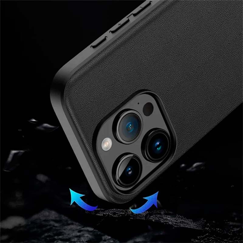 Coque en simili cuir Xiaomi Poco X5 Pro / Redmi Note 12 Pro 5G Noir - Ítem1