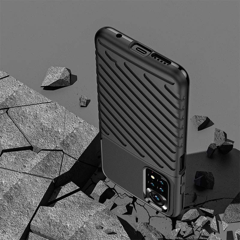 Capa De Silicone Xiaomi Redmi Note 12 5g Shockproof Armor Preto 1651