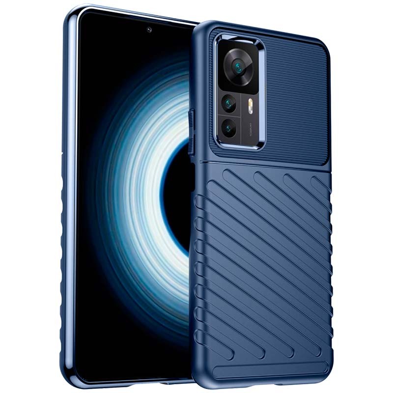 Coque en silicone bleue Shockproof Armor pour Xiaomi Redmi Note 12S - Ítem