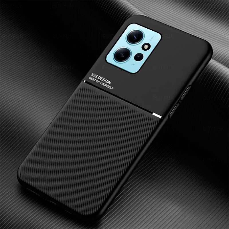 Coque en simili silicone Magnetic Shockproof noire pour Xiaomi Redmi Note 12 4G - Ítem2