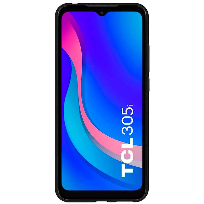 Capa de silicone preta para TCL 305i - Item2