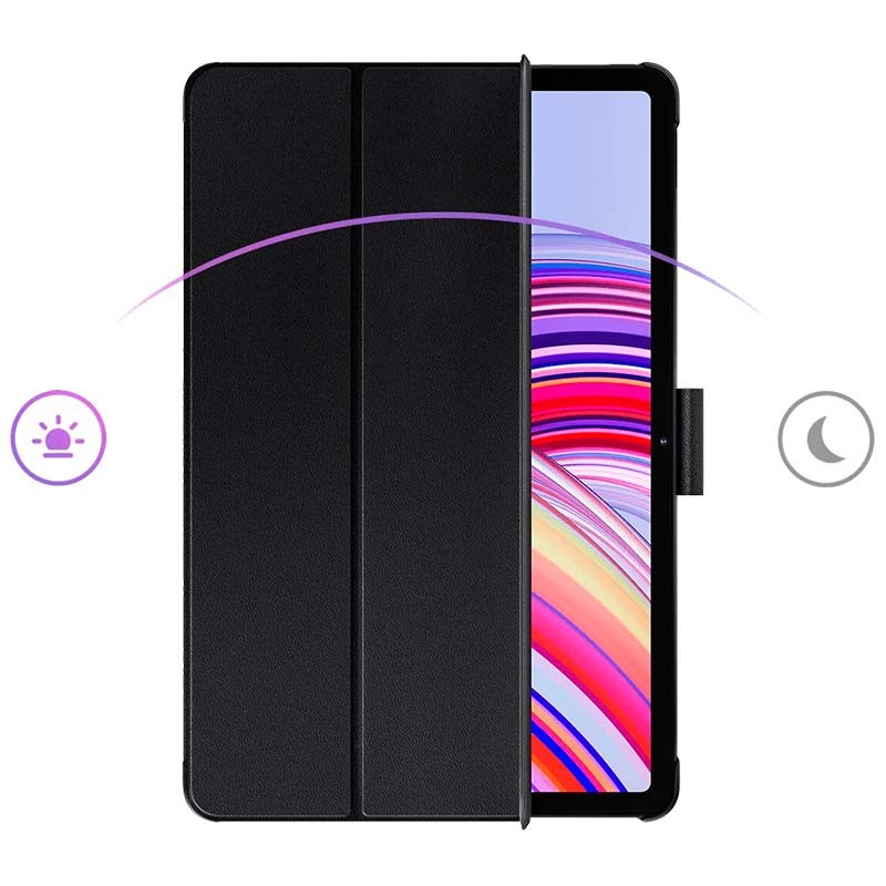 Capa Smart Flip preta para Xiaomi Redmi Pad Pro - Item1