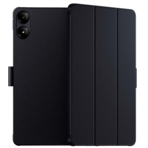 Capa Smart Flip preta para Xiaomi Redmi Pad Pro