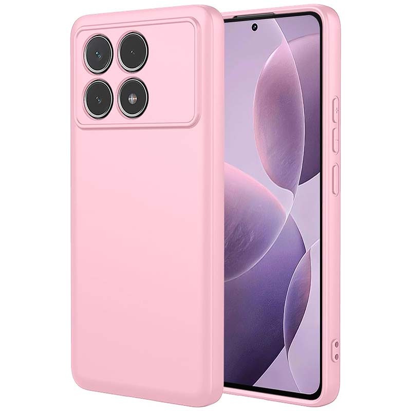 Capa Square Liquid Premium rosa para Xiaomi Poco F6 Pro 5G - Item