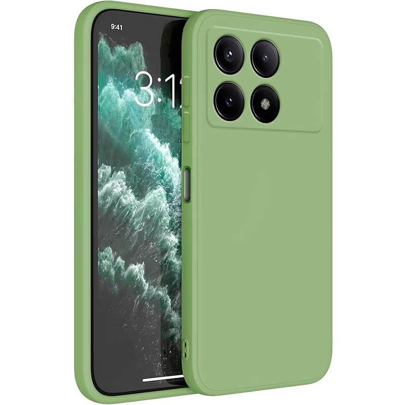 Coque Square Liquid Premium vert pour Xiaomi Poco X6 Pro 5G - Ítem