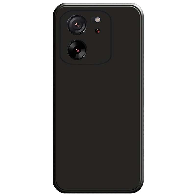 Funda para Xiaomi 13 Ultra + Película Protectora De Pantalla De Vidrio  Templado, Funda Protectora Delgada Negra Para Xiaomi 13 Ultra (6.73)