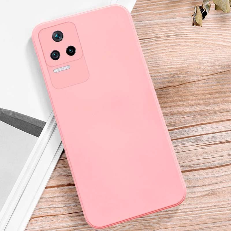 Capa Xiaomi Poco F4 Square Liquid Premium Rosa - Item2