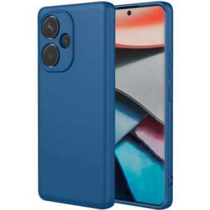 Coque Square Liquid Premium bleu pour Xiaomi Poco F6 5G