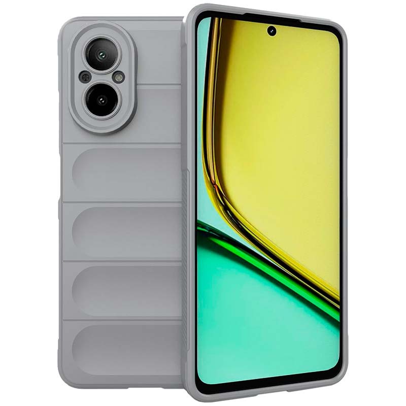 Capa de silicone cinzento claro Wave para Realme C67 4G - Item