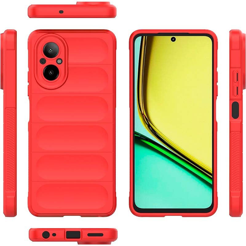 Capa de silicone vermelha Wave para Realme C67 4G - Item7