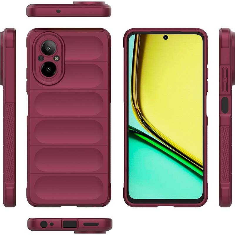 Funda de silicona borgoña Wave para Realme C67 4G - Ítem7