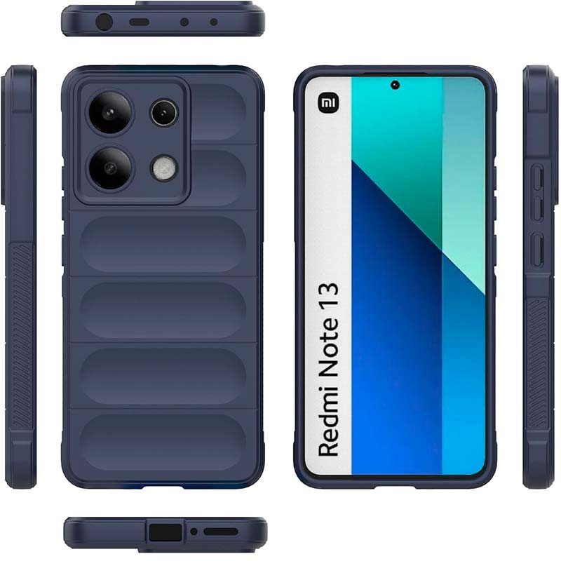 Funda de silicona azul Wave para Xiaomi Redmi Note 13 4G - Ítem1