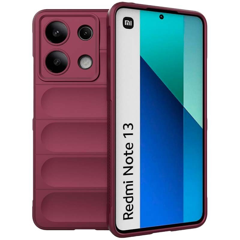 Coque en silicone bourgogne Wave pour Xiaomi Redmi Note 13 4G - Ítem