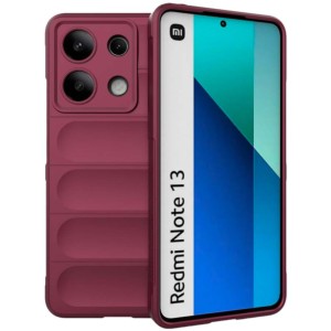 Funda de silicona borgoña Wave para Xiaomi Redmi Note 13 4G