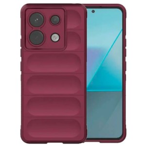 Funda de silicona borgoña Wave para Xiaomi Redmi Note 13 Pro 5G