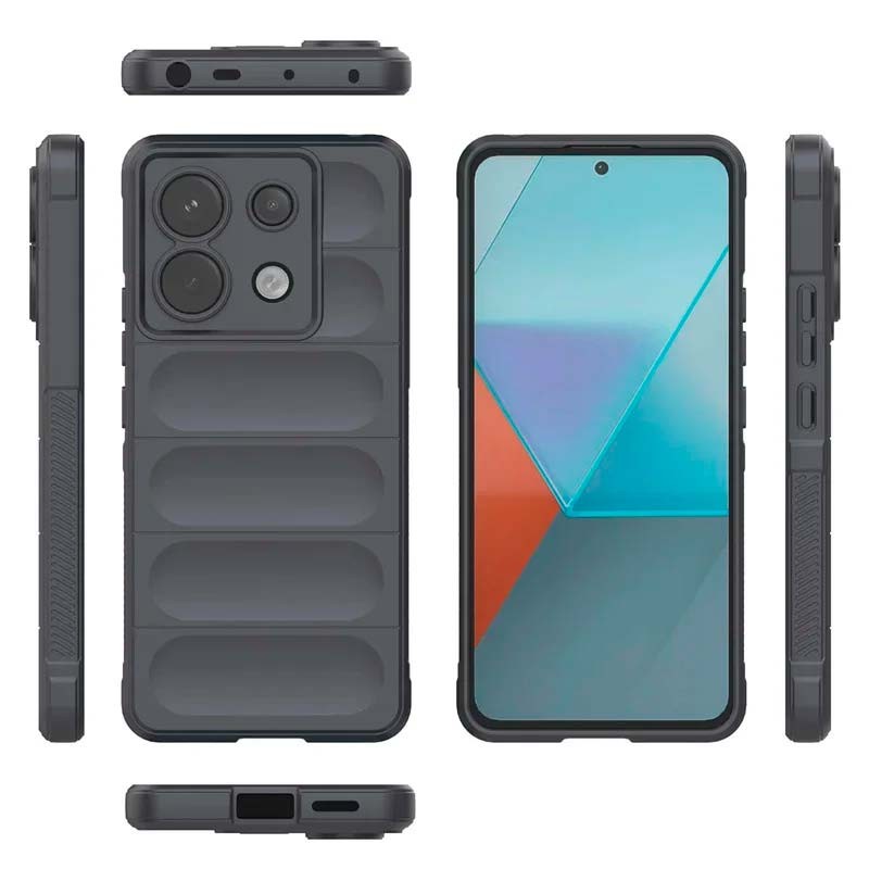 Funda de silicona gris Wave para Xiaomi Redmi Note 13 Pro 5G - Ítem1