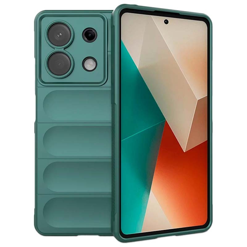 Coque en silicone verte Wave pour Xiaomi Redmi Note 13 5G - Ítem