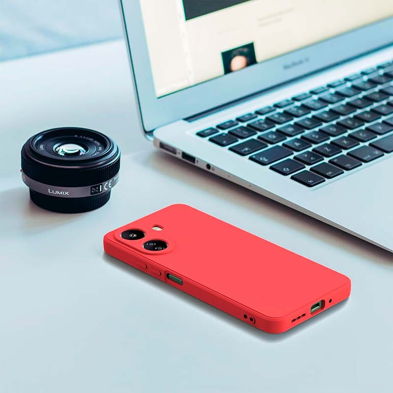 Funda Square Liquid Premium roja para Xiaomi Redmi 13C - Ítem5