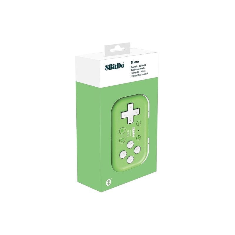 Gamepad 8BitDo Micro Bluetooth Verde – Mando Nintendo Switch/Android - Ítem4