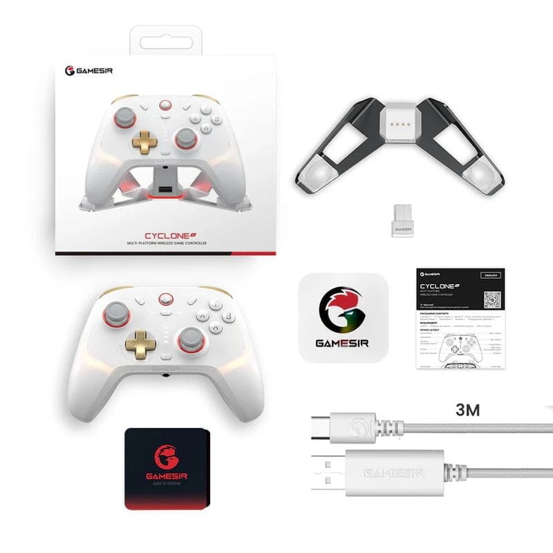 Mando GameSir Cyclone 2 Daybreak Blanco con soporte - Gamepad Nintendo Switch/PC/Smartphones - Ítem5