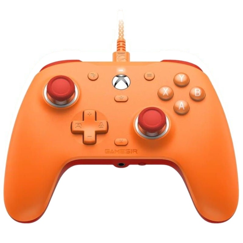 Gamepad GameSir G7 SE Bluetooth Laranja para Switch/PC/Smartphone e cabo 3M para XBOX - Item