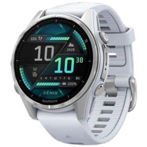 Garmin Fenix ​​​​8 AMOLED 43 mm Acier Blanc - Montre connectée