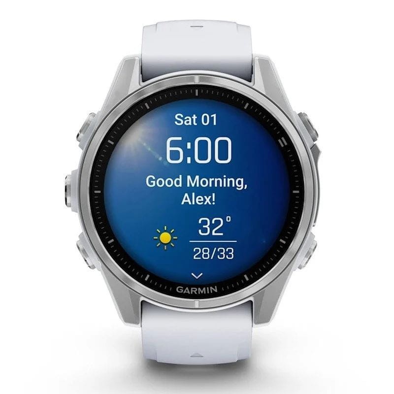 Garmin Fenix ​​​​8 AMOLED 43 mm Acier Blanc - Montre connectée - Ítem1