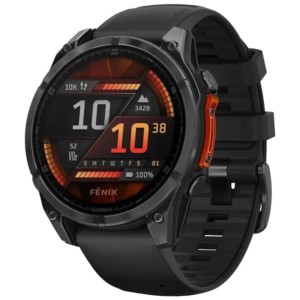 Garmin Fenix ​​​​8 AMOLED 47 mm Acier Noir - Montre connectée